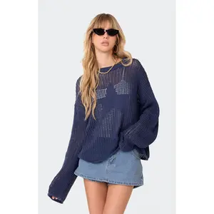 Edikted Women's Seeing Stars Oversized Sweater