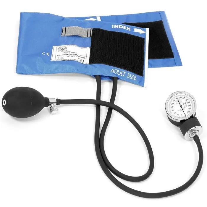 Adult Blood Pressure Cuff & Gauge | Aneroid Sphygmomanometer | EMT EMS Medical Training Supplies