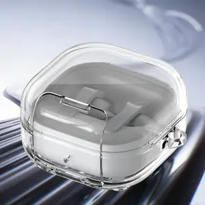 New Transparent Earbud Case for Samsung Galaxy Buds4 Pro, Bluetooth-compatible Earphone Protector, Shockproof Soft Shell, Unisex Design