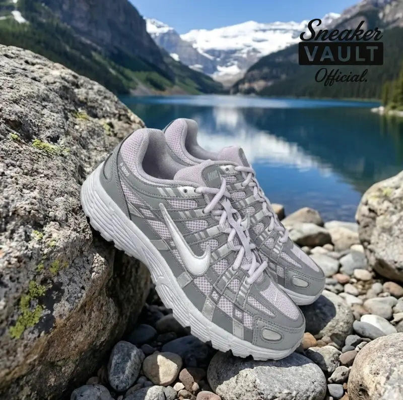 Nike P-6000 Doll Smoke Grey Metallic Silver White HV5064-500 GS Womens Fashion New