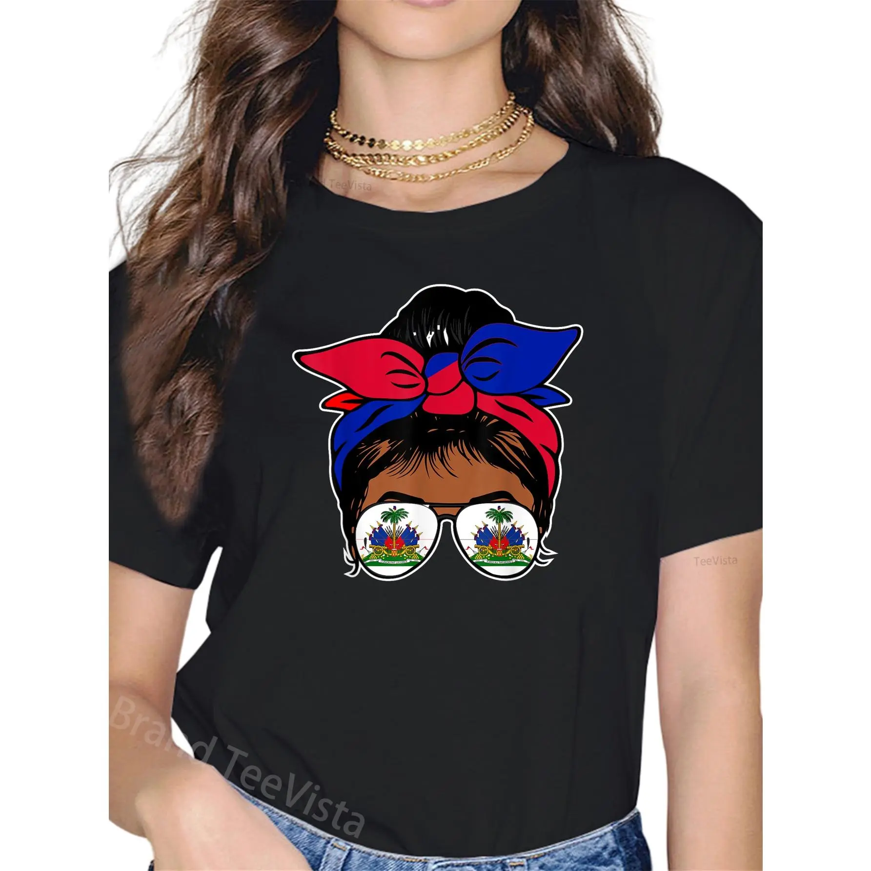 Haitian Queen Haiti Independence flag 1804 women T-Shirt