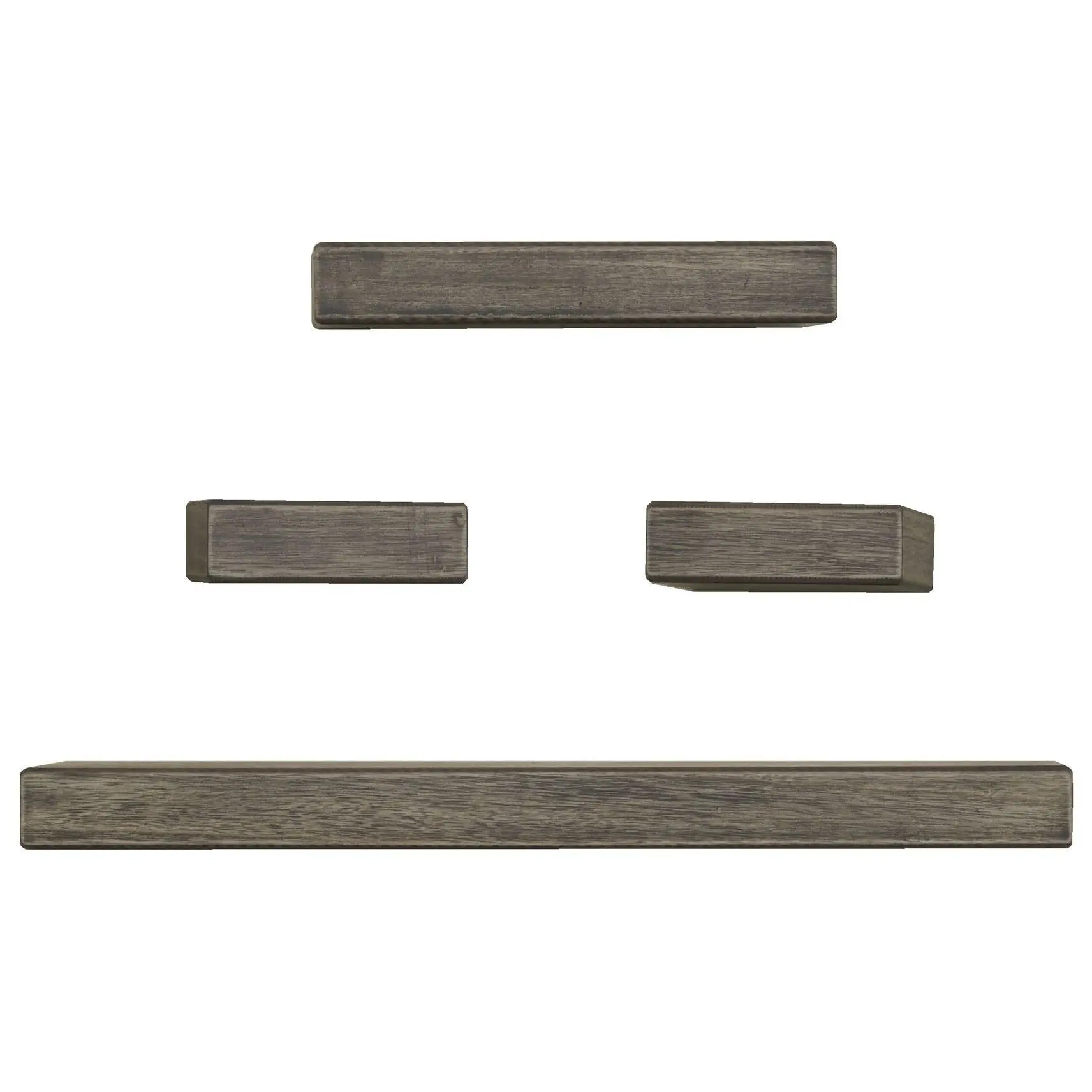 Melannco Set of 4 Chunky Shelves