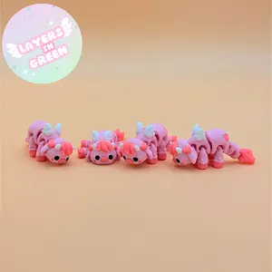 Cupid Cow Flexible Miniature Figurine Cupid Cow Flexible Miniature Figurine