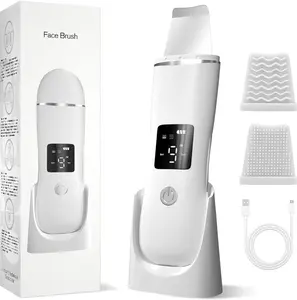 ZYLER Facial Cleansing Instrument - Rechargeable Skin Scrubber Spatula, Acne Blackhead Tools with 4 Modes for Pore Extraction, Deep Cleansing for All Skin Types, Women's Facial Care Gift