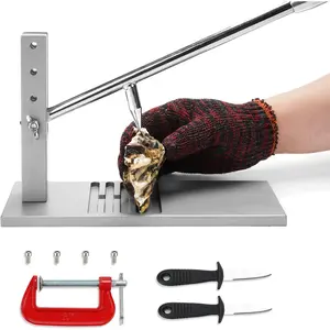 Tool, Oyster Shucker-Shucking Machine, Oyster Opener Machine, Oyster Shucking Clamp Tool Kit with Oyster Shucking  and Gloves,  Oyster Shucking Clamp
