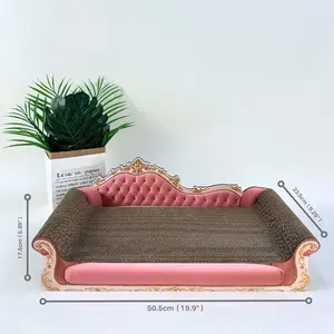 Sofa cat scratching board claw grinder luxury cat nest grinding claws cat scratching toy wear-resistant corrugated cat scratching
