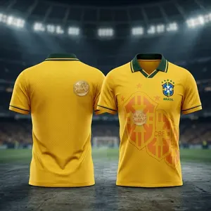 Brazil 1994 Retro Soccer Jersey – Vintage Gold Cup Champion Shirt, Yellow Green Football Kit, 90s Brazil Fan Jersey, Gift for Him, Gift for Football Lovers