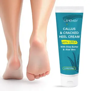 Callus & Cracked Heel Cream with 40% Urea, Shea Butter & Aloe Vera - Exfoliates & Moisturizes Thick, Dry Skin - Protects Skin Barrier - 60g
