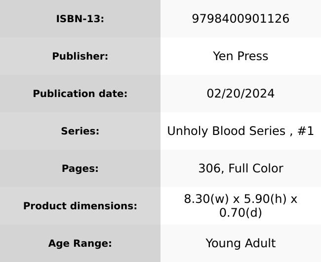 Unholy Blood, Vol. 1, MANHWA