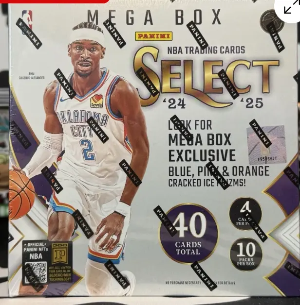 2024-2025 PANINI SELECT BASKETBALL MEGA BOX