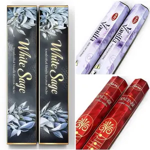 Incense 2pack White Sage Incense Frankincense Incense Assorted Variety Pack for Aromatic Relaxation