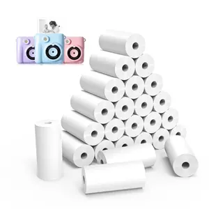 20 Rolls of Mini Printing Paper, 57mm Wide, Instant Camera Paper, High-Definition Thermal Photo Paper Rolls Compatible with Most Instant Cameras, High-Quality Printing & Easy To Use