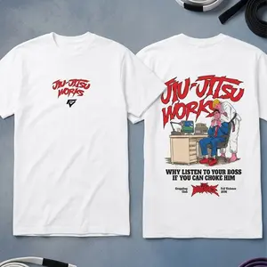 Charles Oliveira Jiujitsu Works Graphic Tees Classic Unisex T-Shirt Gildan Premium Cotton Regular Fit Streetwear for Fashion Lovers