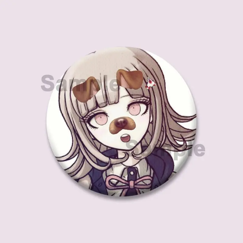 Danganronpa Anime Game 32mm Character Art Graphic Badge Pins - Unisex Brooches (Ibuki Mioda, Kyoko Kirigiri, Kokichi Oma) for Decorate Trousers, Everyday Clothes, Backpacks - Toys & Hobbies DIY Supplies with Headbands, Hair Clip, Beanies Souvenir Gifts, C