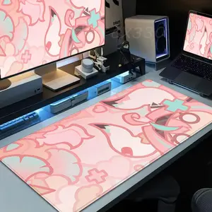 Genshin Impact Varesa Mouse Pad High definition printing Computer Mousepad Office 1000x500mm 900×400mm 800×400mm 600x300mm XXL Pc Game Mousemat Non-slip Rubber Keyboard Deskmat