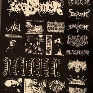 Beastial war metal patches sheet