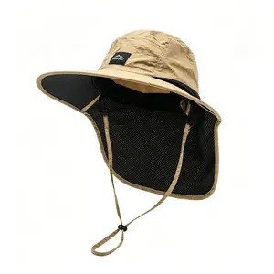 Summer Wins-2026 Outdoor Sun Protection Hat - Unisex Summer FishermanHat with Neck Flap | UV-Resistant, Parent-Child Style |Ideal for Camping & Hiking