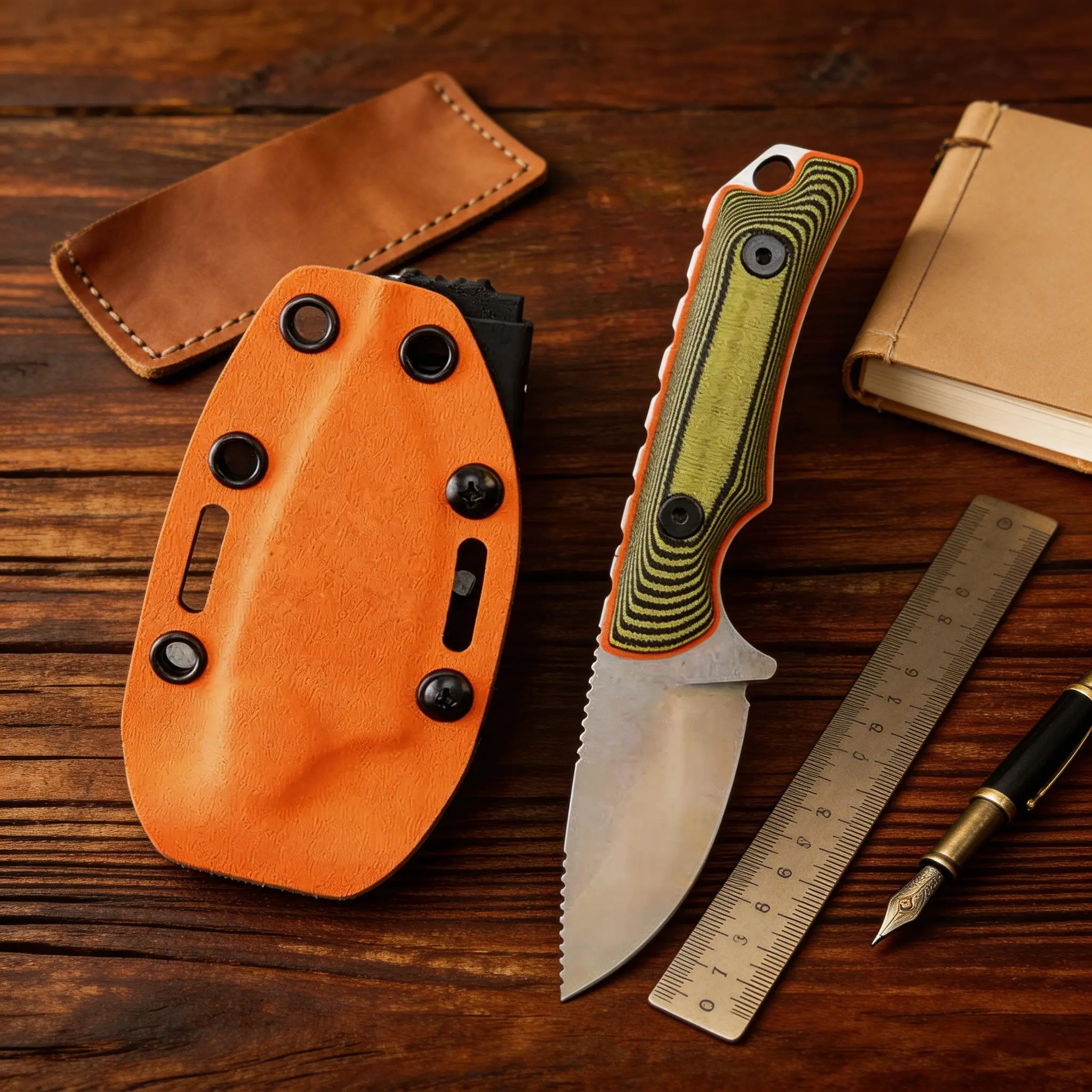 CPM‑S90V G10 15017-1 Knives Fixed Blade Knife with kydex sheath for Men EDC Survival Hunting Tactical Outdoor Camping Edc Gear