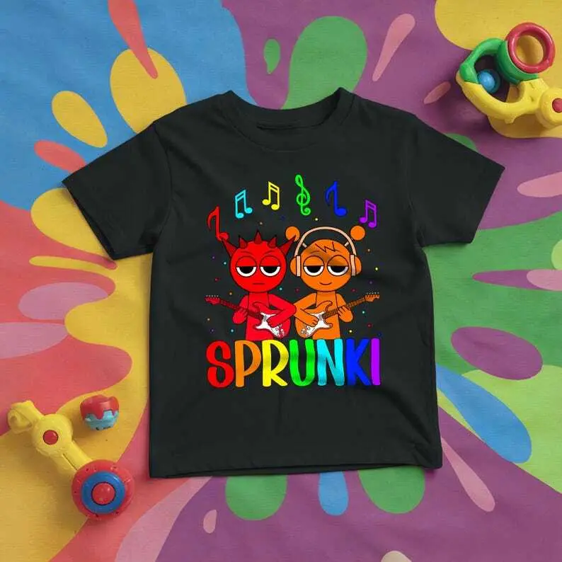 Kids Sprunki Tee, Cute Sprunki Shirt, Children's Sprunki Gift Top, Fun Sprunki Beats Tee, Sprunki Lovers Shirt