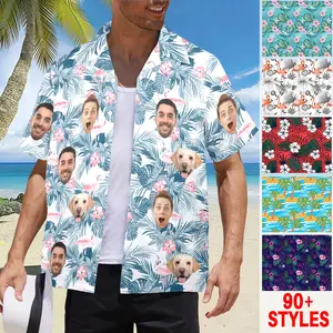 Personalized Face Hawaiian Shirt, Gifts for Dad , Personalized Birthday Party Shirt