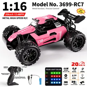 Babywendy [kids toys] GEVENIA1:16 Compact High-Speed Off-Road 2.4G Remote Control Vehicle Drifting at 20KM/H Suitable for Different Terrain Anti-Collision Features Large Rubber Tires Christmas, Halloween, Thanksgiving Present - Generation O