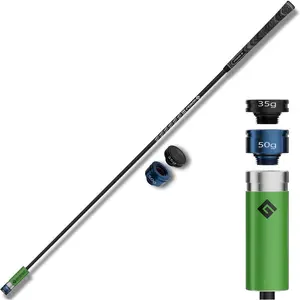 Golf Swing Trainer with Adjustable Weights (35g & 50g) - Carbon Fiber Golf  Aid for Speed, Driving Distance & Tempo, Ideal Warm-Up & Strength Golf Accessories for Men & Women