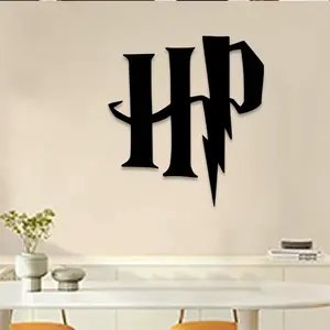 1pc Harry Potter Metal Wall Art, Harry Potter Statue Mural, Perfect for Kids Room, Study Area, Fantasy Theme Decor, Ideal Gift for Harry Potter Fans