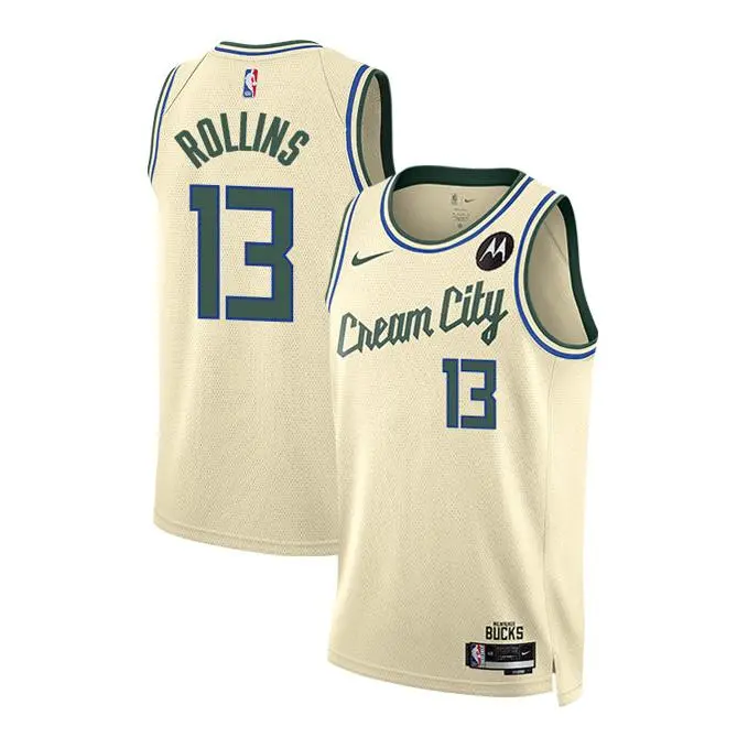 Nike 2025-26 City Edition Ryan Rollins Milwaukee Bucks Swingman Jersey