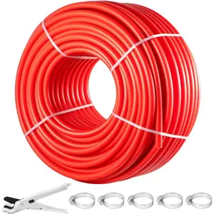 VEVOR PEX Pipe, 1 Inchx 500 FT Tubing, Non Oxygen Barrier White B Pipe, Flexible Water Line for RV Sewer Hose, Plumbing, Radiant HeatingVEVOR Super Brand Day
