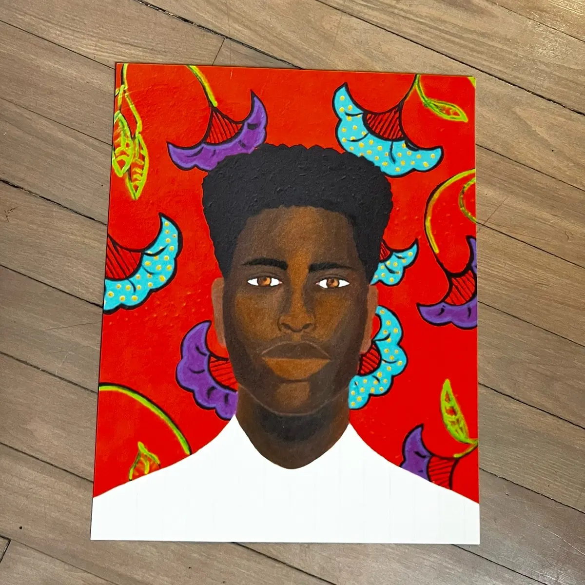 “David”  Original Fine Art Gicleé print from original painting by Dana B.