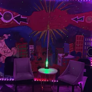 CONTENT CREATION Audio Recording Space with Unique Design and Lighting Features