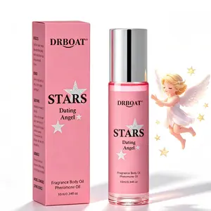 0.34oz Angel Pheromone Oil - Long lasting Blossoms Roll On Subtle Perfume Oil, Original Angel Eau de Toilette, Dating Fragrance Oil Traveling or Home Bathroom Use.