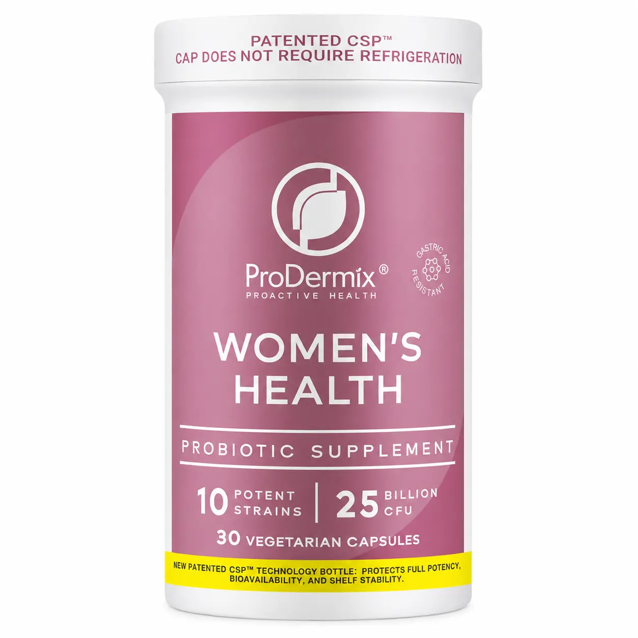 Women's Probiotic Healthcare Supplement, 25B CFU, Once Daily, Supports pH Balance & UT Health, Kosher, 30 Capsules