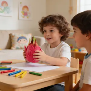 2PCS Dragon Fruit Squishy 2026 New Realistic Fruit Stress Balls Stress Relief Fidget Giant Dragonfruit Squishy Jumbo Slow Rebound for Adults squishies for kids