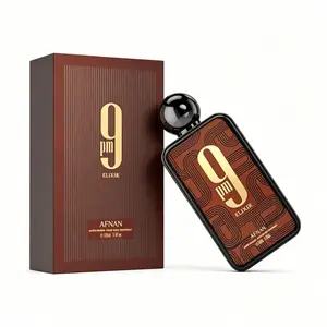 Afnan 9 PM Elixir Unisex Extrait de Parfum - 3.4 Fl. Oz Men's & Unisex Fragrance (Beauty & Personal Care)
