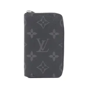 Pre-owned Louis Vuitton Canvas Small Leather Goods Monogram Eclipse Coin Purse