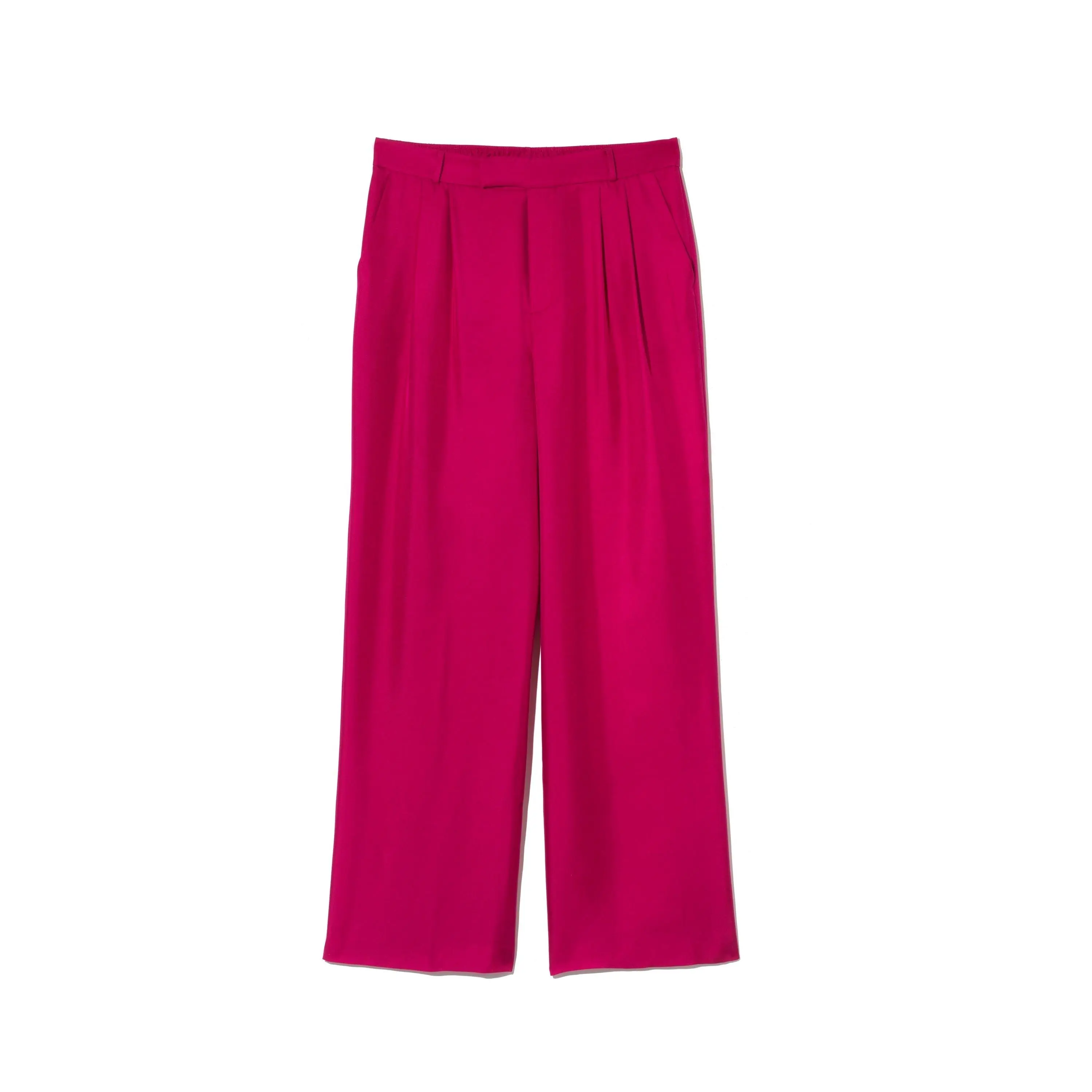 Salinas Silk Trouser Fuscia Woman