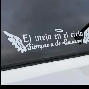 El Viejo En El Cielo Siempre A De Guiarme Vinyl Decal Sticker Many Colors Sizes for Car Windows and Laptops