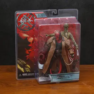 Mezco - Hellboy - 2004 "Hellboy" Trenchcoat Variant Collectible Model Doll Action Figure Toy