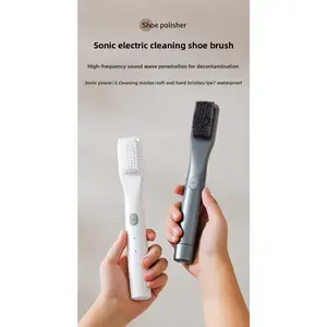 Shoe Cleaner Brush Electric Shoe Cleaner Brush Portable Polishing Type-C Charging Travel Home White Cleaning Brush
