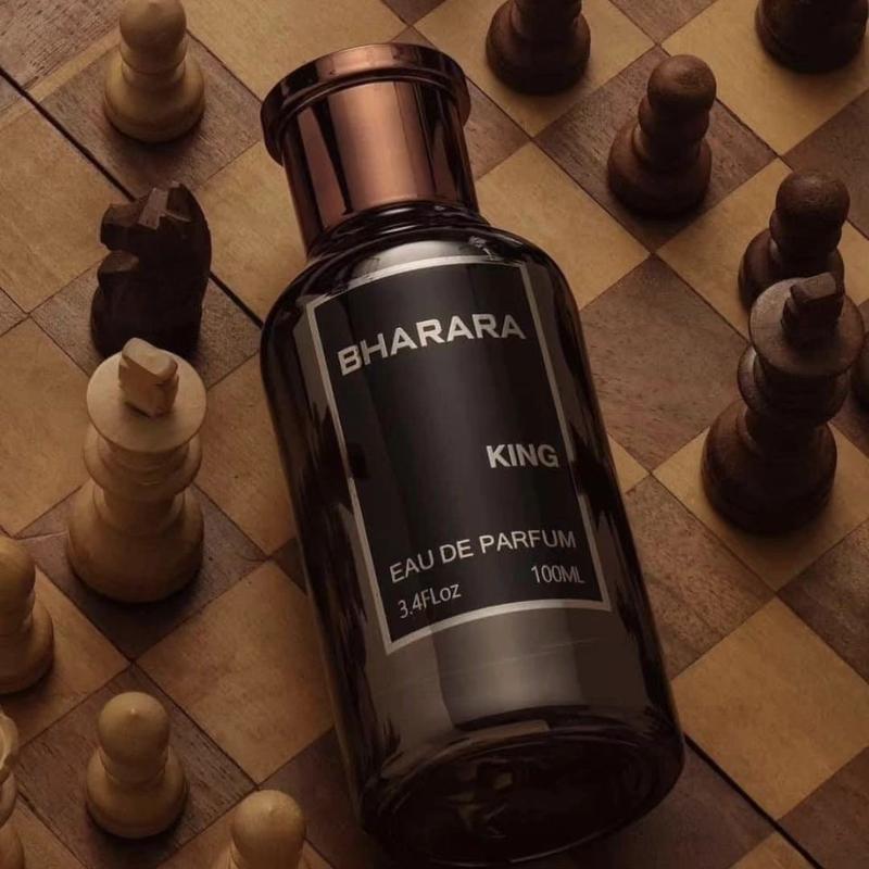Bharara King For Men Eau de Parfum spray, 3.4 Ounce,100 Ml | With The Notes Of Citrus, Orange, Fuity, Musk, Amber - White Musk, Vanilla | Long Lasting