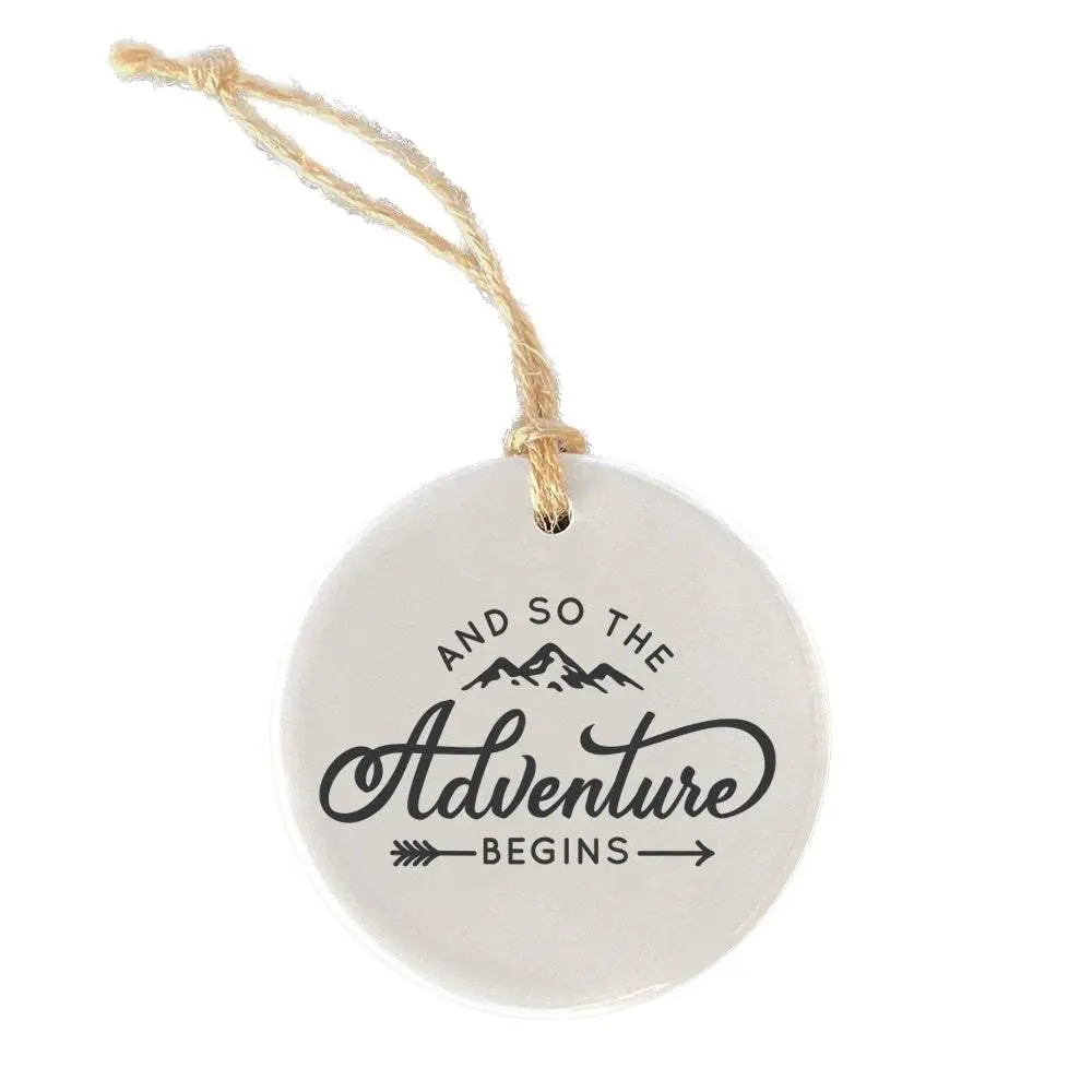 And so the Adventure Begins - Ornament - Trip Reveal Gift