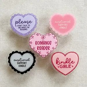 Coquette Kindle Grip, Kobo Bookish Phone Grip, Magnetic Kindle Holder, Kindle Accessories gift for reader, e-reader accessories bookish