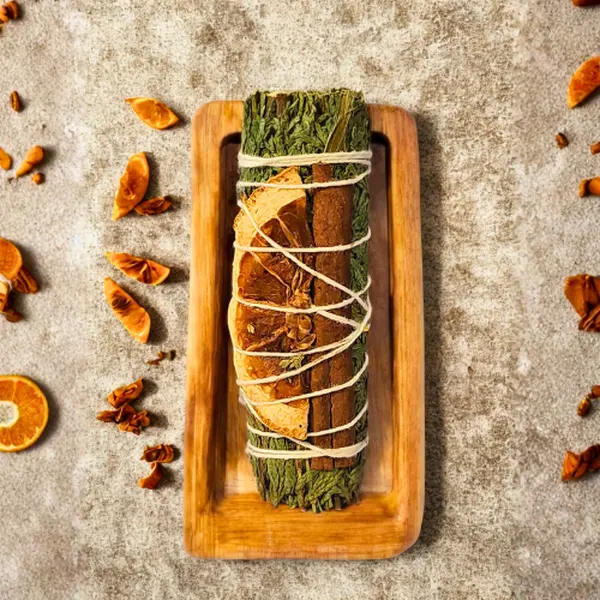 Cedar, Orange & Cinnamon Smudge Stick