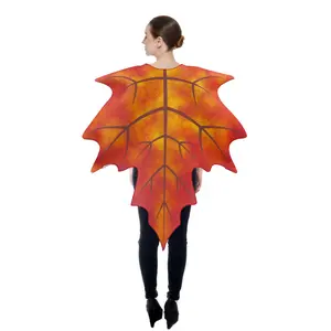 2025 spring and autumn maple leaf cos suit, stage performance suit, new sponge digital printing props performance suit Halloween custme Womenswear Clothes