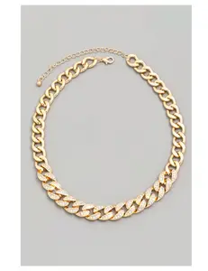 Gold/Silver  color rhinestone necklace