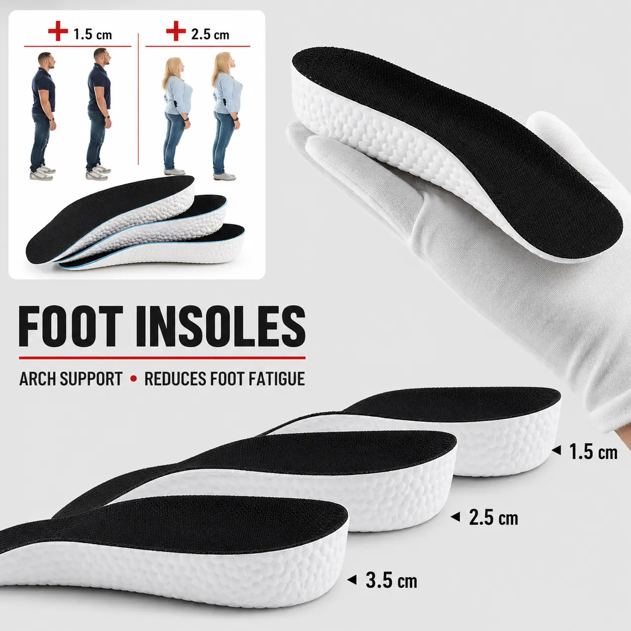 4D Latex Sport Insoles Soft High Elasticity Shoe Pads Breathable Running Basket Shoe Sole Arch Support Orthopedic Inserts Unisex