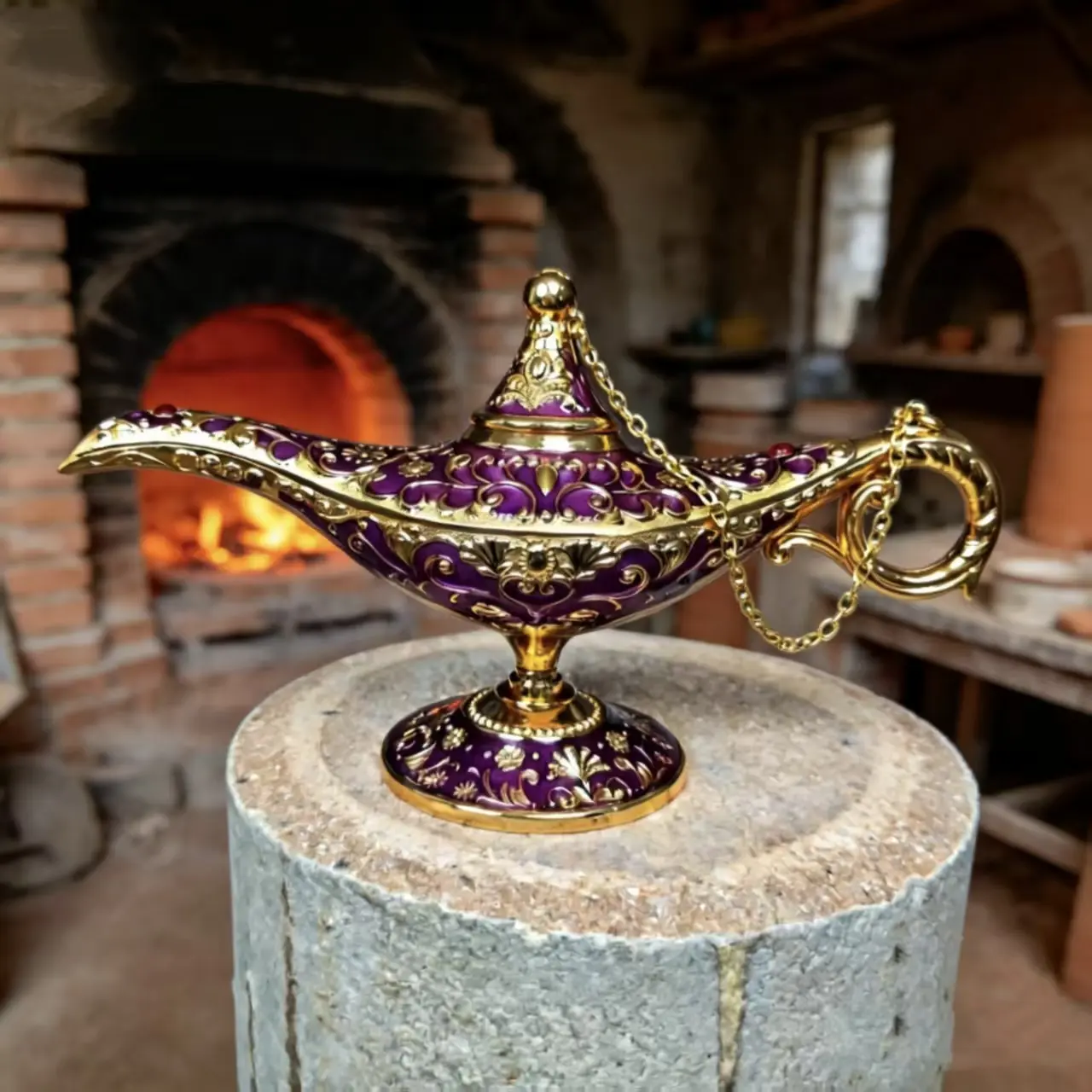the Magic Lamp of Aladdin