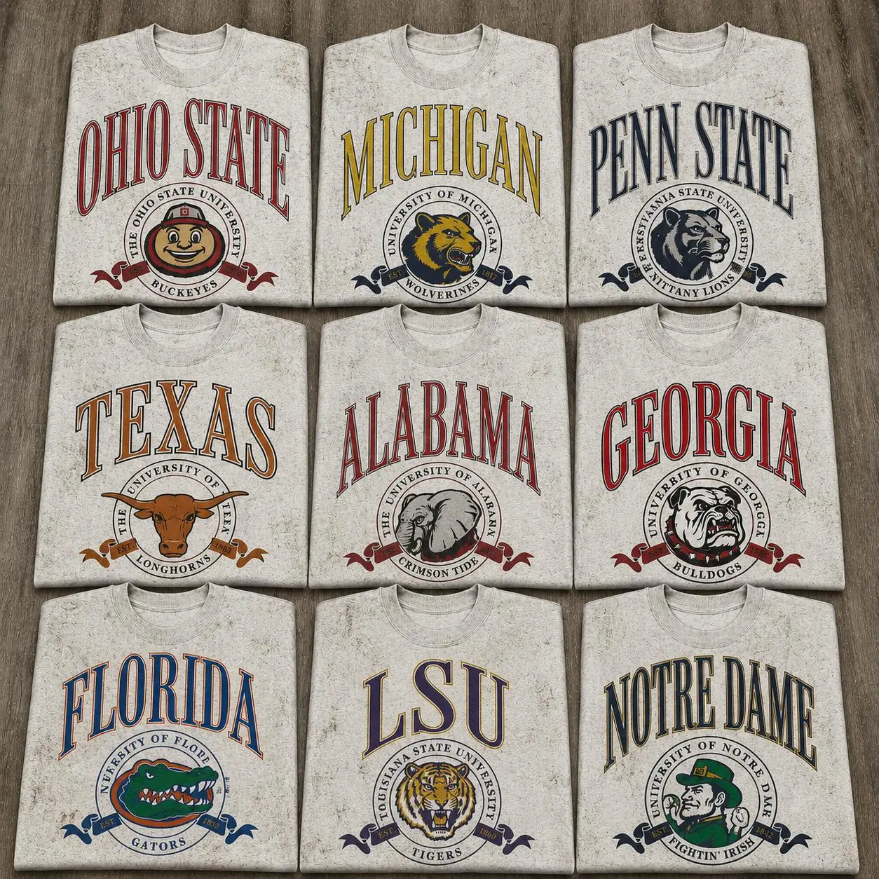 Vintage College Mascot T Shirt, Retro University Graphic Tee, Classic Campus Spirit Shirt, Game Day Fan Apparel, Unisex Graphic Top, Alumni Pride Gift, Distressed Varsity Style Tee
