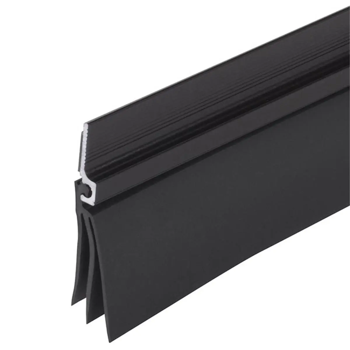 M-D Building Products 5060569 Aluminium & Vinyl Door Sweep - 36 x 2 inches, Black, Durable Seal to Prevent Dirt